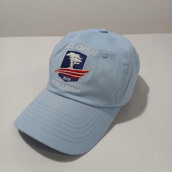 US Open Pebble Beach Golf Hat 2019 USGA Member Logo Baseball PGA Tour Strapback - Picture 1 of 5